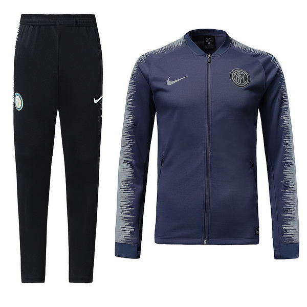 Survetement Football Inter Milan 2018-19 Gris Bleu